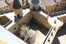 Los jardines: patios de la Morera y de la Pajarera