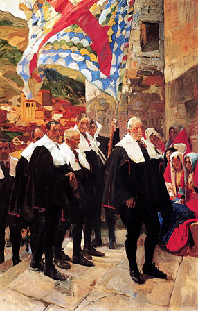 Navarra. El Concejo de Roncal, 1914 (Hispanic Society. Nueva York)