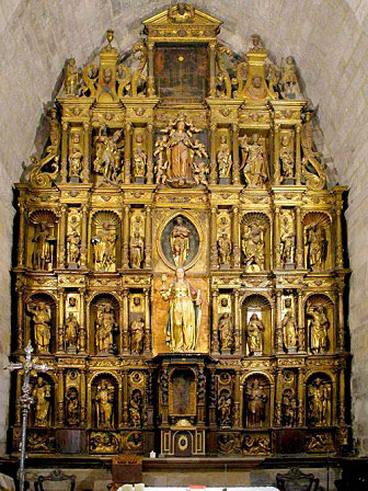 Retablo mayor de la parroquia de Santa María Magdalena de Tudela Domingo Segura, 1551-1556