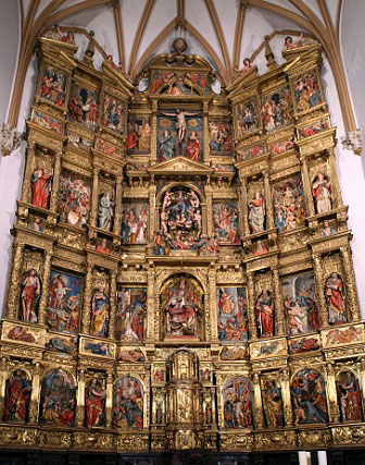 Retablo mayor de la parroquia de la Asunción de la Virgen de Valtierra Juan Martín de Salamanca y otros, 1577-1580 y 1590-1598 (Foto: Carlos Becerril)