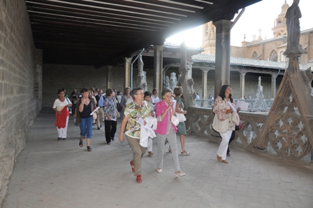 Un momento en el recorrido del sobreclaustro