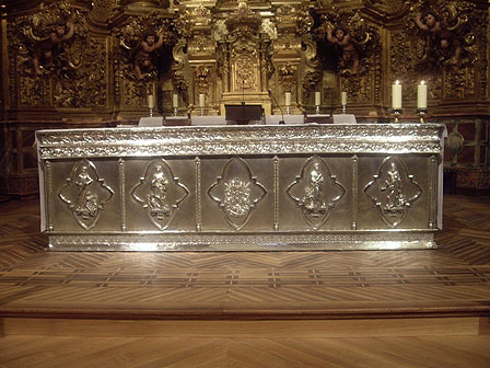 Frontal de Altar. S.XIX. 1881. Meneses. Madrid. Corella. Iglesia de San Miguel