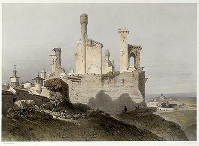 Jenaro Pérez Villaamil, Vista del castillo de Olite, mediados del siglo XIX