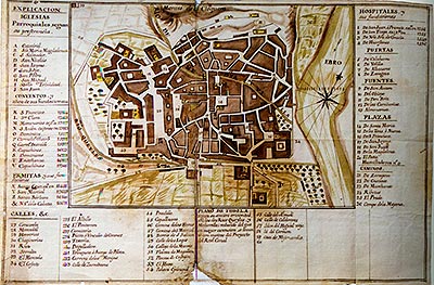 Plano de Tudela. 1796