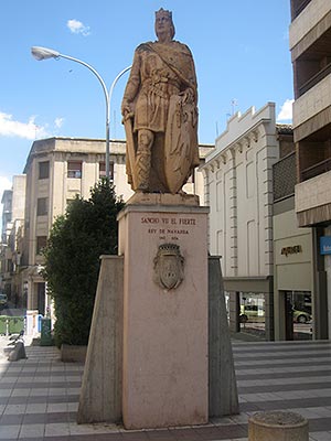 Monumento a Sancho VII el Fuerte. Antonio Loperena, 1983