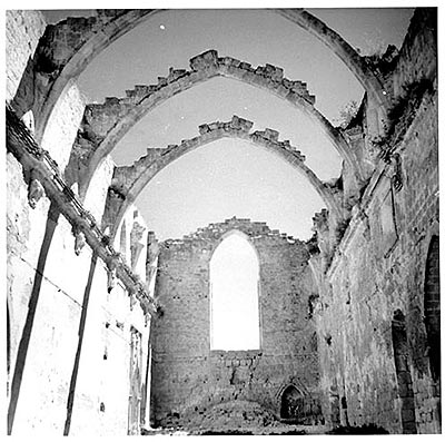 Interior del convento de Santo Domingo de Estella, construida a finales del siglo XII 