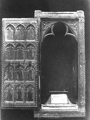 Arca gótica donde se custodia la Virgen del Puy