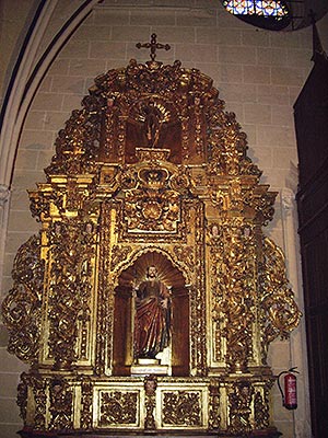 Parroquia de San Juan de Estella. Retablo de Santo Tomás