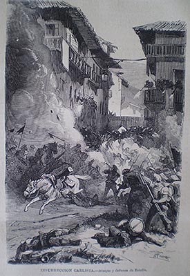 “Defensa de Estella”, La Ilustración Española y Americana, 8 de agosto de 1873