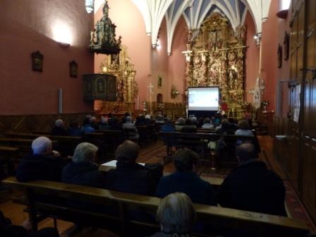 as conferencias se desarrollaron en la parroquia de San Pedro de Pitillas