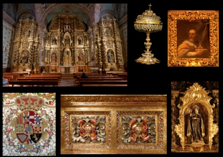 El patrimonio histórico-artístico de las clarisas pone de manifiesto  el gusto por el color y el dorado durante los siglos del Barroco