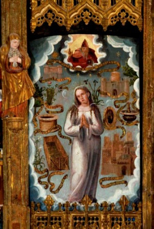 Tota Pulchra. Retablo mayor de Santa María de Olite