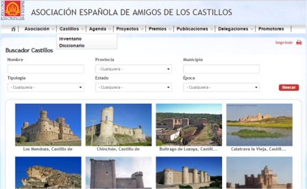 Página web de la Asociación española de Amigos de los Castillos