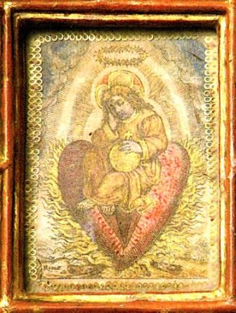 Estampa perteneció a Santa Teresa de Jesús, conservada en las carmelitas de Tarazona