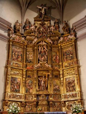 Retablo mayor de la parroquia de Santa María de Tafalla Realizado por Juan de Anchieta y Pedro González de San Pedro (1581-1592) 