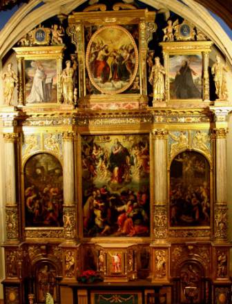 Retablo de la parroquia de San Pedro Ejecutado por los pintores Schepers y Mois para el monasterio de La Oliva (1571-1587) 