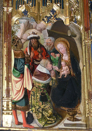 Adoración de los Magos, atribuido a Pedro Díaz de Oviedo