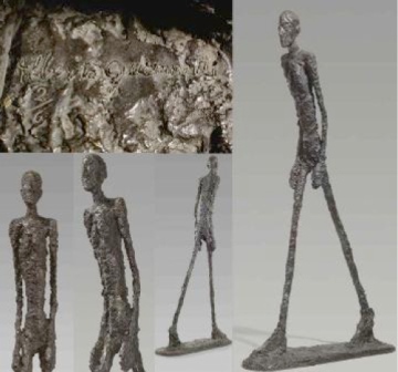 L´homme qui marche, de Alberto Giacometti