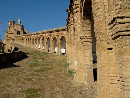 Cascante. Basílica de Nuestra Señora del Romero. Arquería