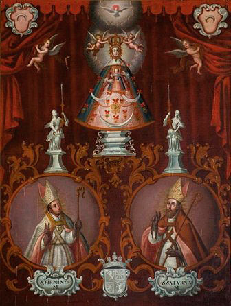 Lienzo de la Virgen del Camino. Catedral de Pamplona