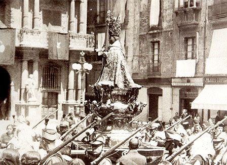 Procesión de San Fermín en 1923