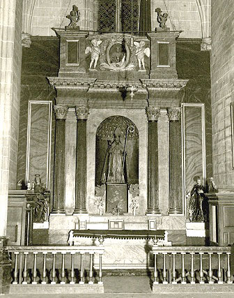Desaparecido retablo de San Martín. Catedral de Pamplona