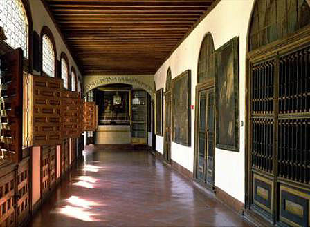 Vista del claustro alto del Monasterio de las Descalzas Reales