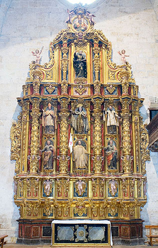 Retablo de Santa Teresa. Iglesia parroquial de Fitero