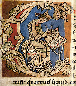 Incipit del libro I del "Codex Calixtino" (c. 1160)