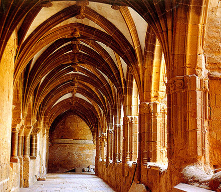 Claustro bajo del monasterio de Fitero. Galería Este