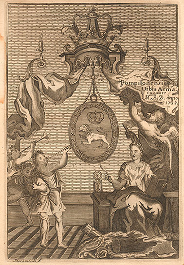 Ilustración de la edición pamplonesa de 1759 del P. Nieremberg: De la diferencia entre lo temporal y eterno