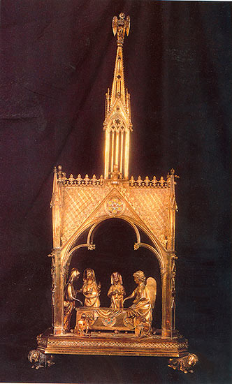 Relicario del Santo Sepulcro (siglo XIII). Museo Diocesano de Pamplona