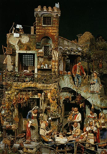 Escenas de mercado. Presepe Cuciniello