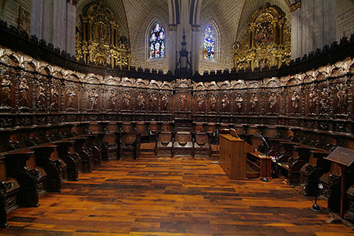 Catedral de Pamplona. Sillería del coro
