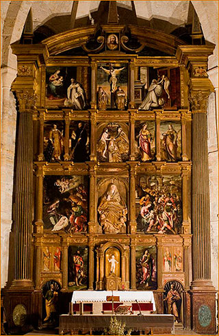 Retablo mayor del Monasterio de Fitero