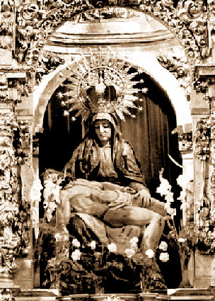 Virgen de las Angustias. Iglesia de San Miguel de Lodosa.
