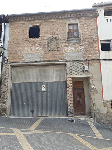 Casa de los Rodríguez en la plaza de la Picota de Larraga.