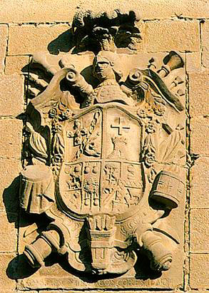 Escudo heráldico de la casa solariega de los Goñi de Pitillas (1779)