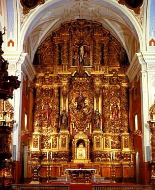 Retablo mayor de las Agustinas Recoletas de Pamplona