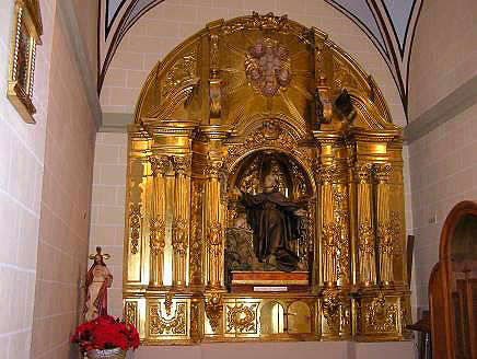 Retablo de San Pedro de Alcántara, sufragado por la familia Lecumberri