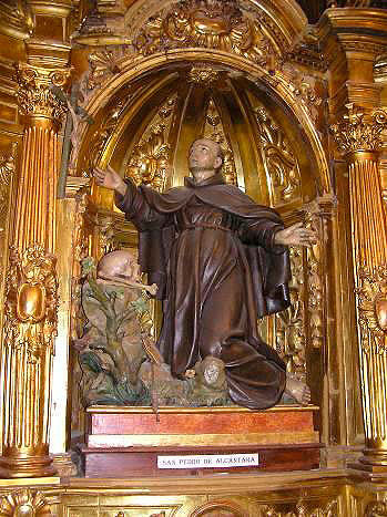 Imagen titular del retablo de San Pedro de Alcántara