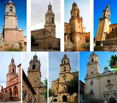 Torres de Sorlada, Villamayor de Monjardín, Arellano, Desojo, Mues, Aguilar de Codés, Larraga y Mendigorría