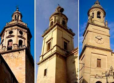 Torres de Santiago de Puente la Reina, Mendavia y Arróniz