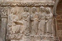 Relieve de las tres Marías ante el sepulcro de Cristo