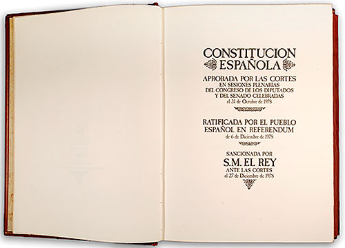 Constitución española de 1978.