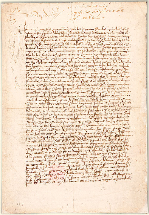 Alfonso el Batallador concede el fuero de Sobrarbe a los pobladores de Tudela, Cervera y Gallipienzo. AGN, COMPTOS, Documentos, caja 1, n.º 15-2.