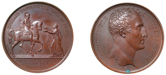 La medalla de la capitulación de Pamplona (1820)