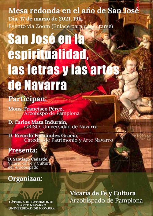Mesa redonda: "San José en la espiritualidad, las letras y las artes de Navarra"