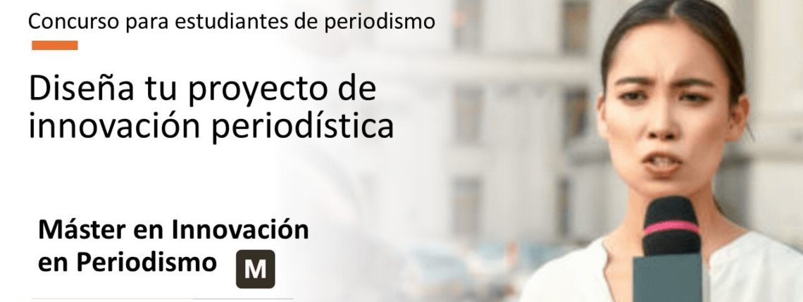3 ganadores del concurso "Diseña tu proyecto de innovación periodística"