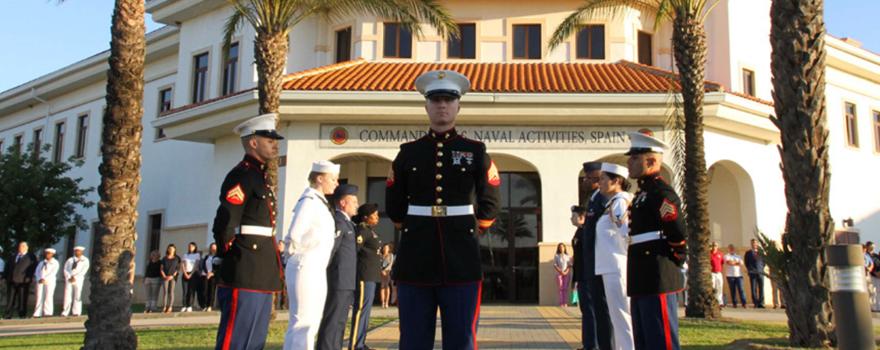 Entrance to the premises of the US Navy Station Rota [US DoD]